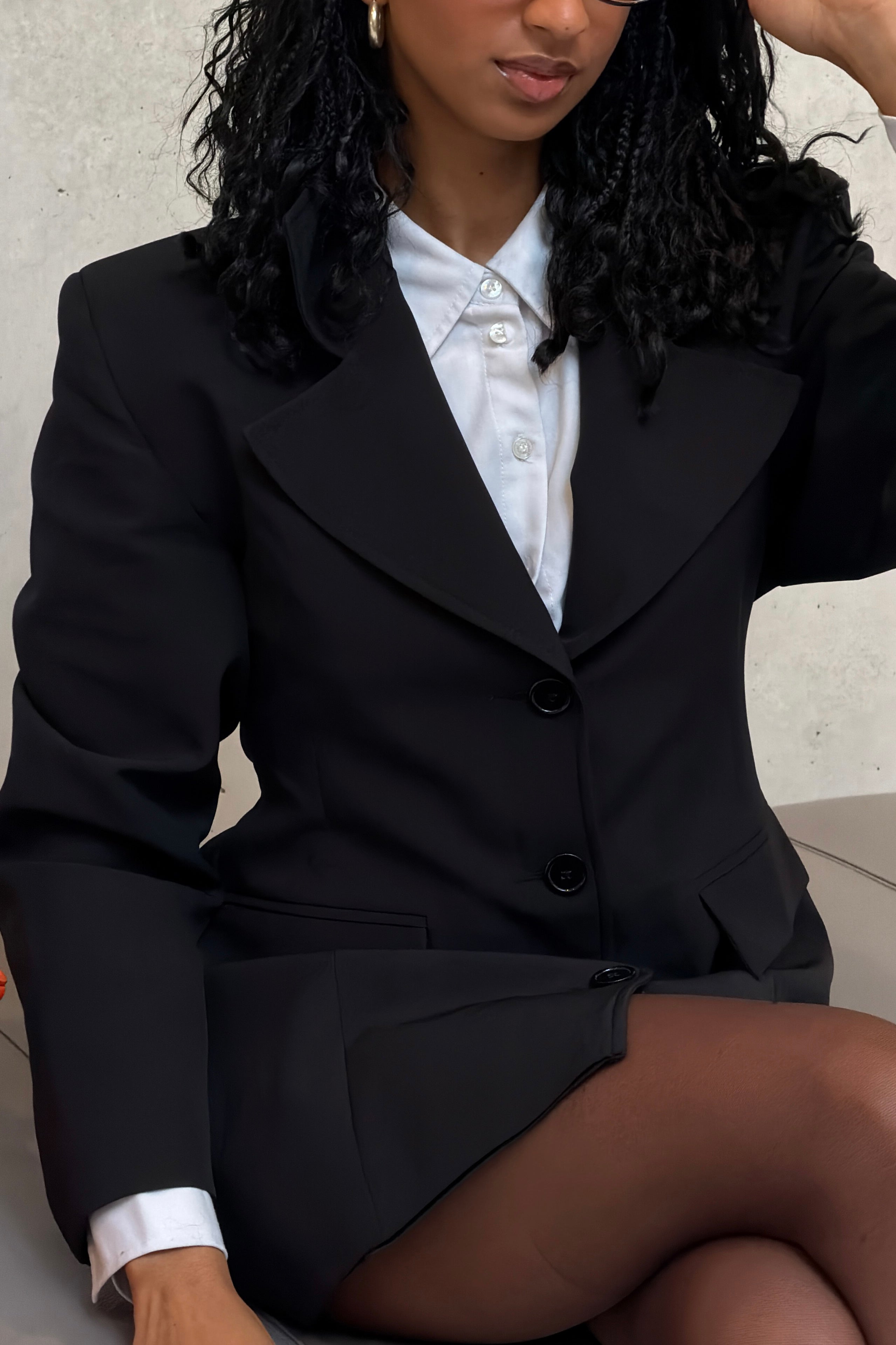 ECLIPSE BLAZER I Black Versatile Blazer