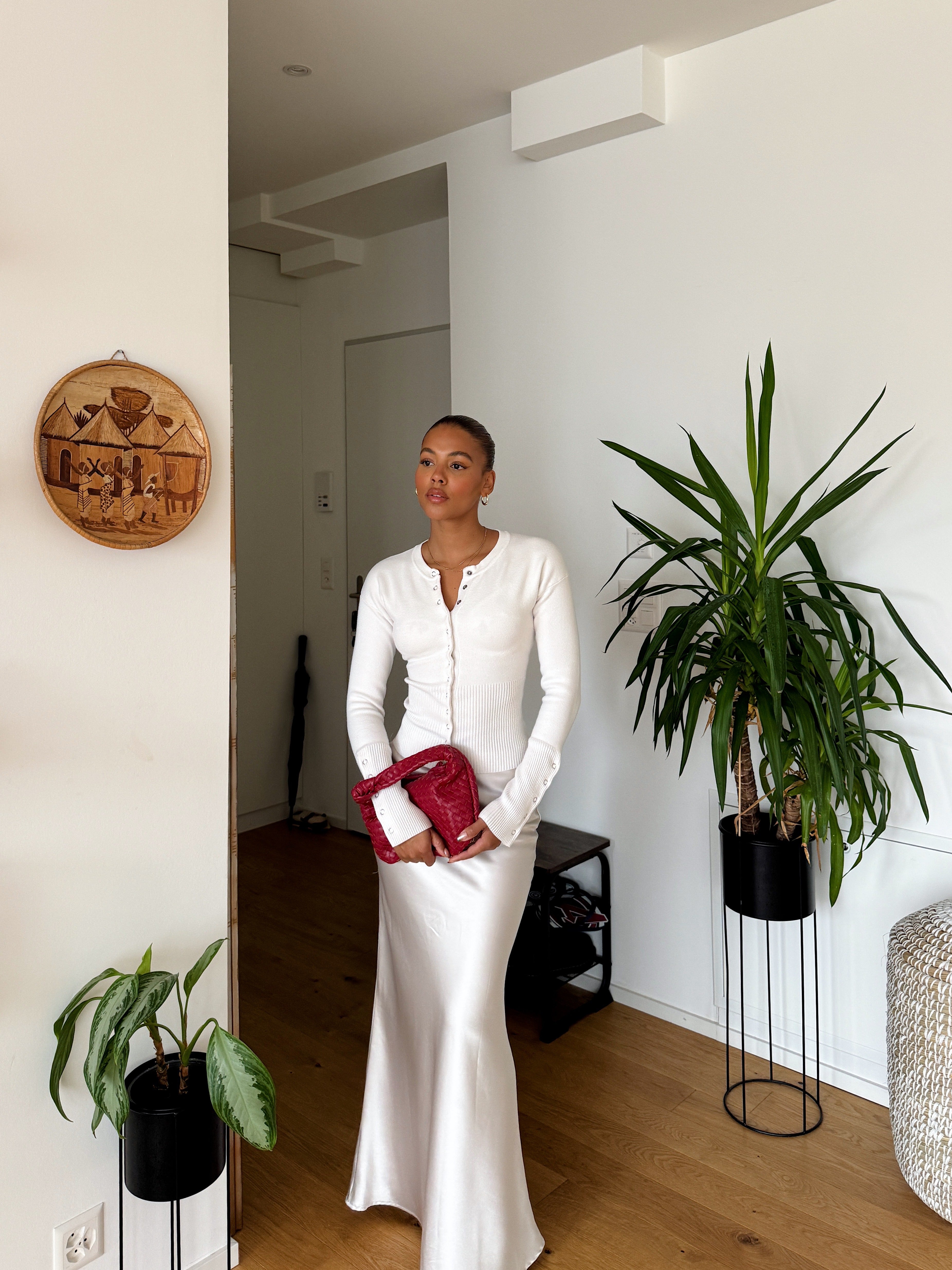 Base Skirt | Fluid Satin Maxi