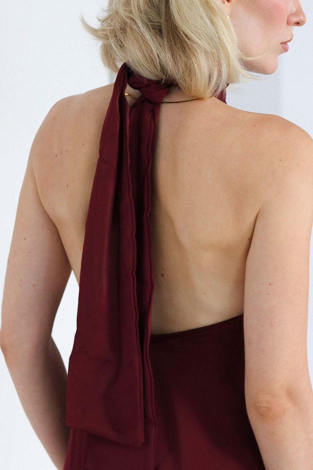 Eggplant Haze | Satin Slip Dress