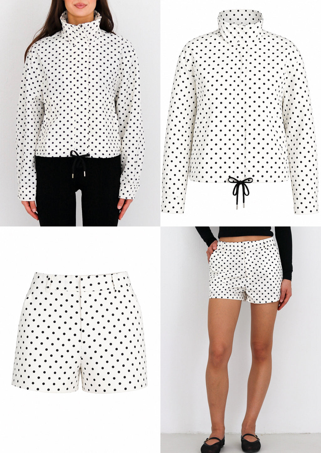 Soft Drift Set: Jacket & Shorts
