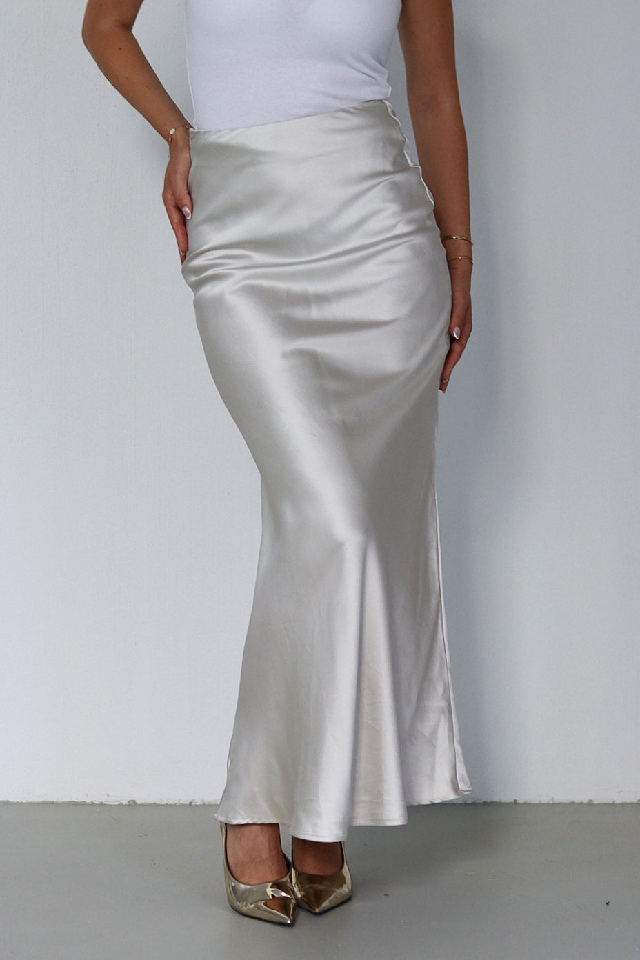 Base Skirt | Fluid Satin Maxi