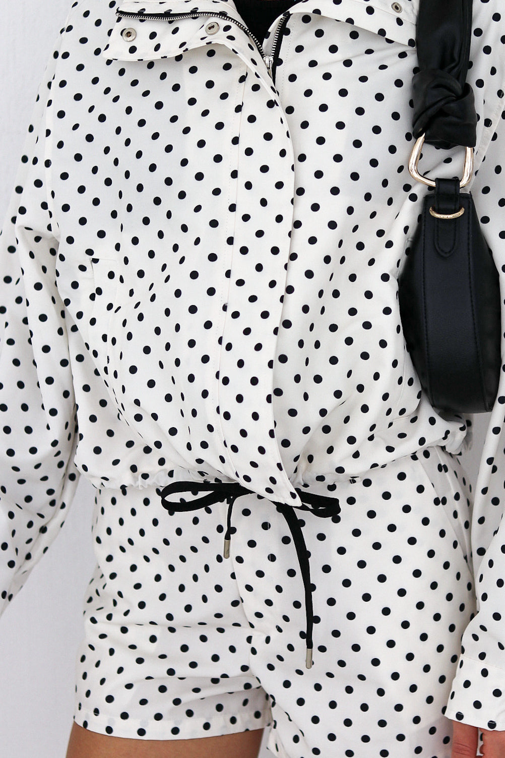 Soft Drift Jacket | Lightweight Polka Dot Jacket