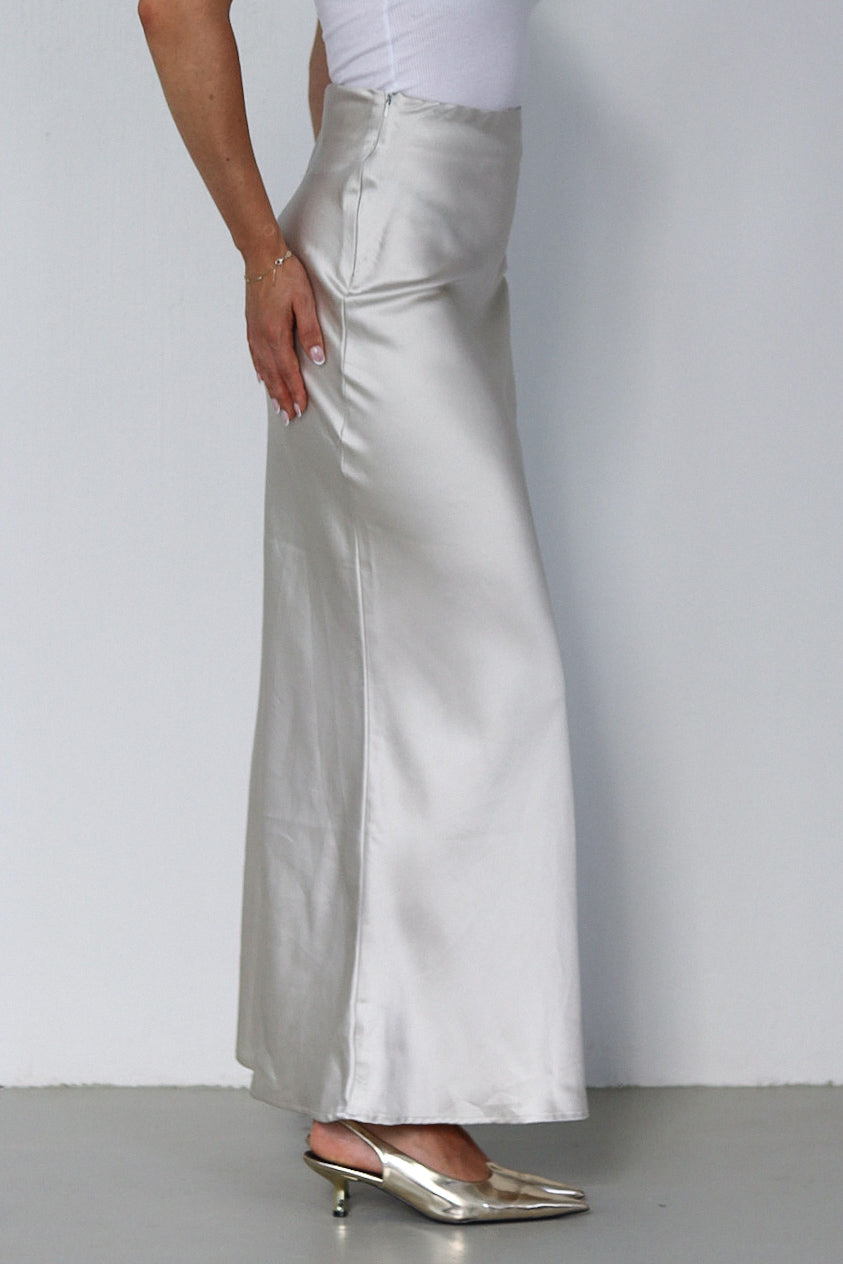 Base Skirt | Fluid Satin Maxi