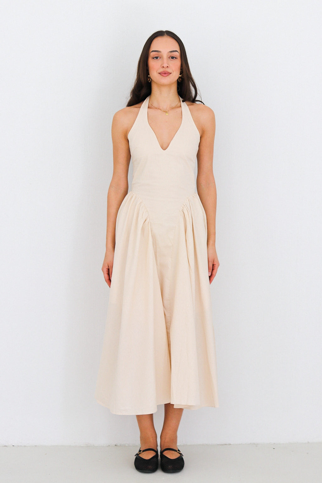 Reverie Dress | Backless Halter Dress