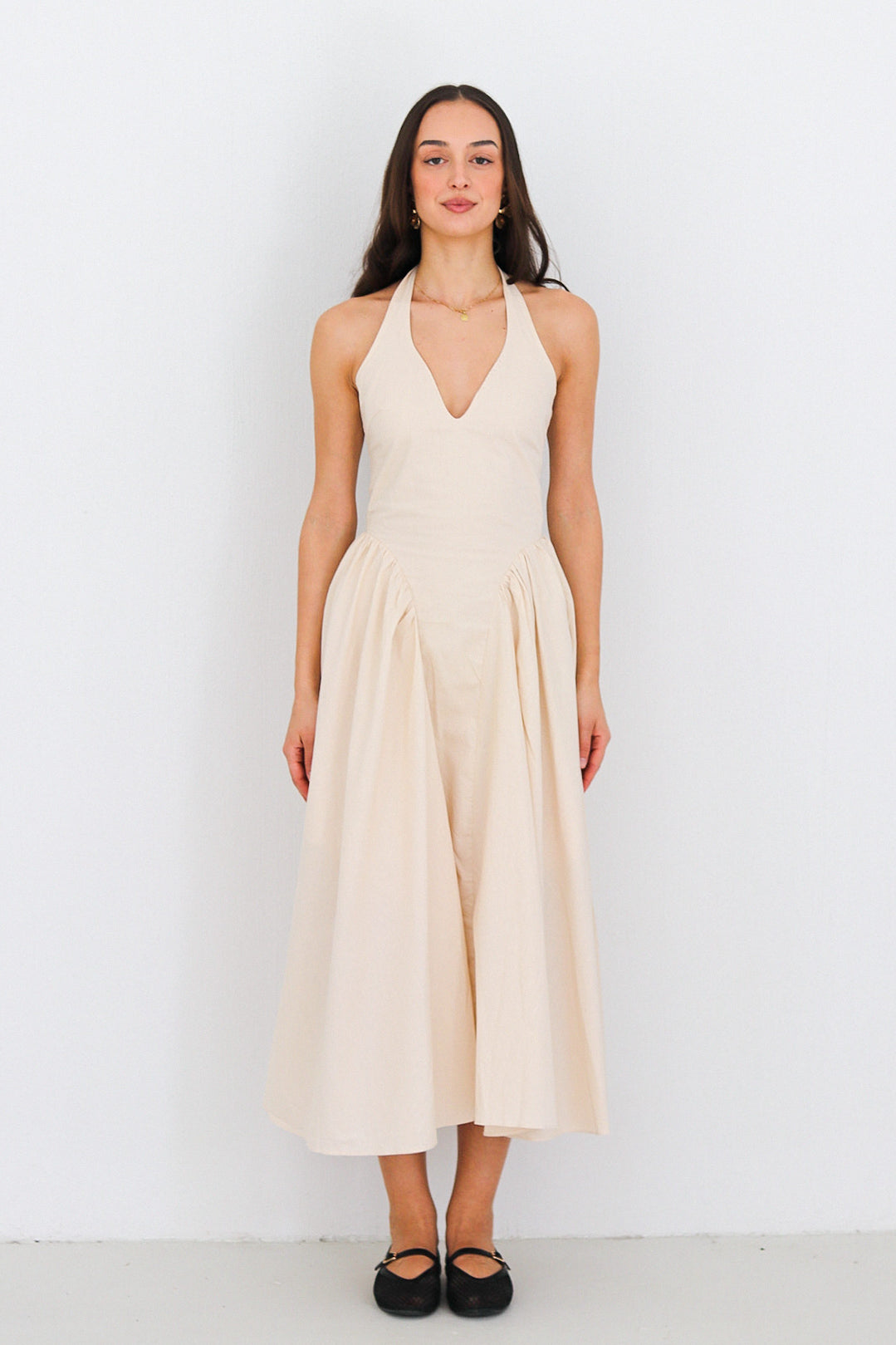 Reverie Dress | Backless Halter Dress